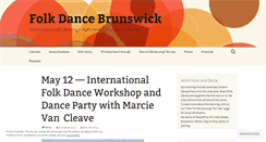 Desktop Screenshot of folkdancebrunswick.com