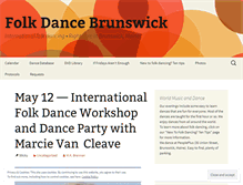 Tablet Screenshot of folkdancebrunswick.com
